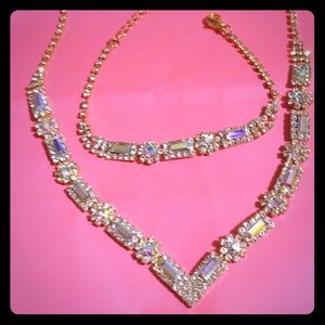 3 piece set /  necklace,earrings & bracelet